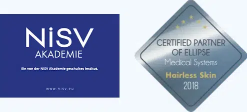 Laser Haarentfernung zertifiziert NiSV und Ellipse Lübeck
